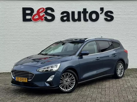 Ford Focus Wagon 1.0 EcoBoost Adaptive cruise Full LED Climate control Keyless Navi Winterpack Apple / Android B&O