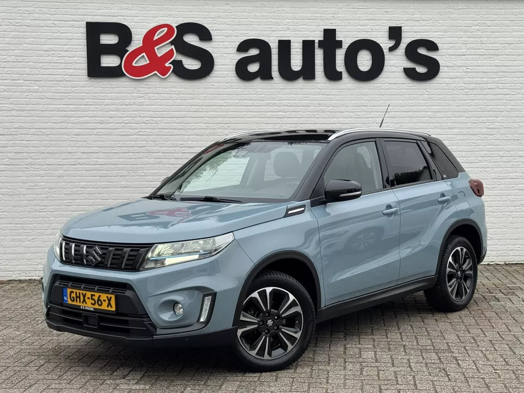 Suzuki VITARA 1.5 Hybrid Style AllGrip Adaptive cruise Climate Stoelverwarming Camera plus sensoren Apple / Android Navi