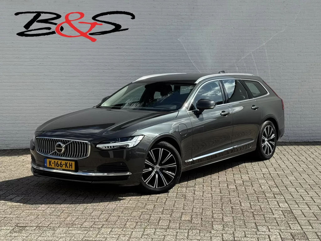 Volvo V90 2.0 T6 PHEV AWD SOH85% Automaat Adaptive cruise Climate Stuur-stoelverwarming Leer Apple / Android Dodehoekdetectie