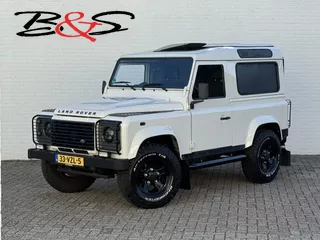 Land Rover Defender 2.4 TD HT 90" E Marge Grijs kenteken Led Trekhaak 3500kg Airco Schuifdak Topstaat!