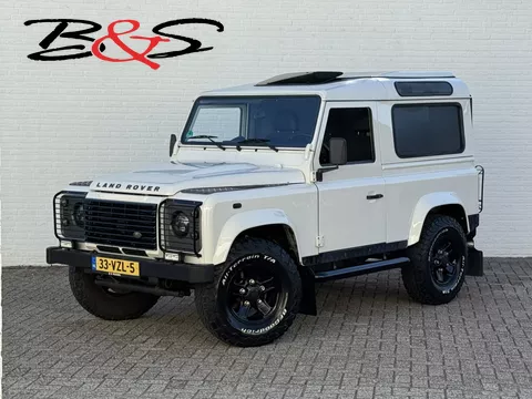 Land Rover Defender 2.4 TD HT 90" E Marge Grijs kenteken Led Trekhaak 3500kg Airco Schuifdak Topstaat!